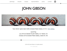 Tablet Screenshot of jgibsonart.com